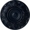 Ekena Millwork Whitman Ceiling Medallion (For Canopies up to 3 3/4"), Hand-Painted Midnight Dream, 13"OD x 1 3/8"P CM13WHMDF - alternate 1